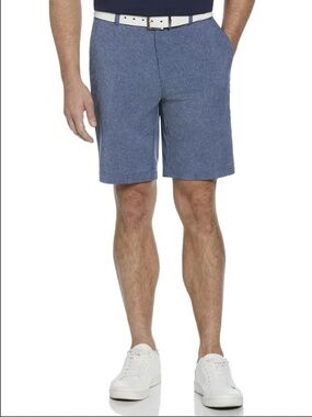 NWT Ben Hogan Performance Moisture Wicking Stretch Waistband Golf Short Blue 44